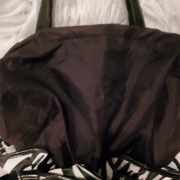 Zebra print leather purse - Picture 6 of 8